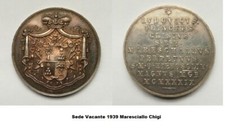 SEDE VACANTE 1939 medaglia in argento  Maresciallo Chigi