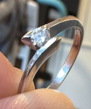 Anello solitario Fabiani in