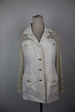 ROCCOBAROCCO BLAZER GIACCA DONNA Tg 44 WOMAN VINTAGE CASUAL JACKET RICAMO