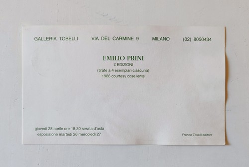Emilio prini aprile 1988 - prini,