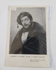 Cartolina Saverio Altamura Ritratto Di Gaetano Donizetti Editoriale Dauno Foggia