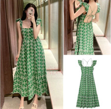 Maxi abito estivo ZARA verde