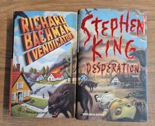 RICHARD BACHMAN -I VENDICATORI - STEPHEN KING- DESPERATION-2 VOL -1 EDIZIONE- M