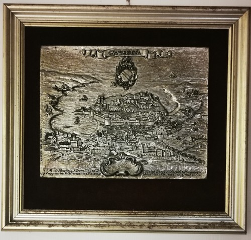 Quadro bassorilievo vintage - bassorilievo,