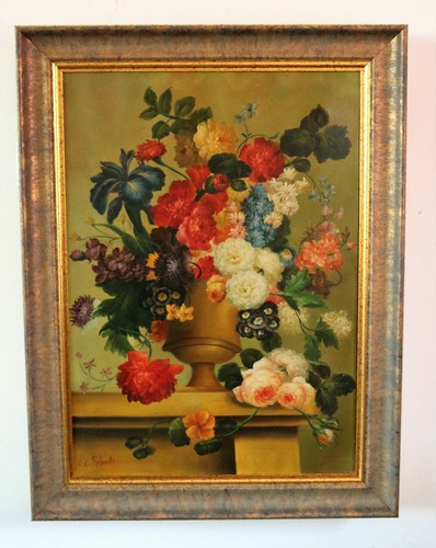 Dipinto vaso fiori - dipinto, "vaso