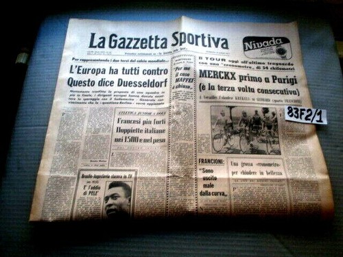 Gazzetta dello sport - gazzetta, 18-7-1971