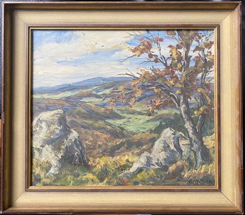 Dipinto olio autunno - olio,