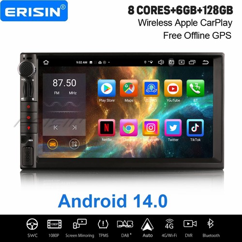 Carplay 6gb 128gb android - 7",