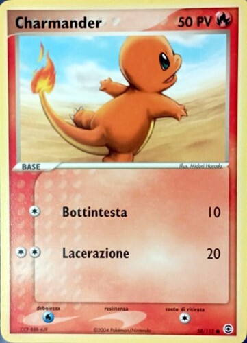 Pokemon carta charmander - pokemon,