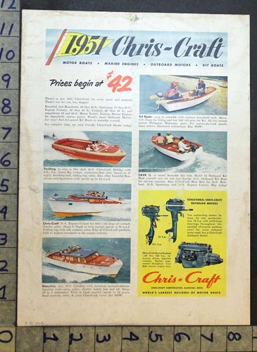 1951 chris craft - 1951, a