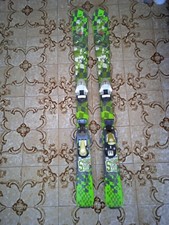 1 PAIO DI SCI 116cm wed'ze srx 200 con attacchi solomon 305 + racchette 