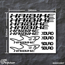 Adesivi Haibike Nero | Set