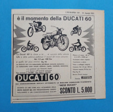 PUBBLICITA' 1951   MOTO   DUCATI 60  GOMME PIRELLI ADVERT WERBUNG