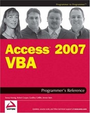 Access 2007 VBA Programmer's