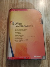 Microsoft Office Professional 2007 USO ACCADEMICO con codice Product Key software CD-ROM