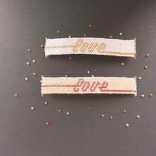 Fermaglio per capelli donna  con perline