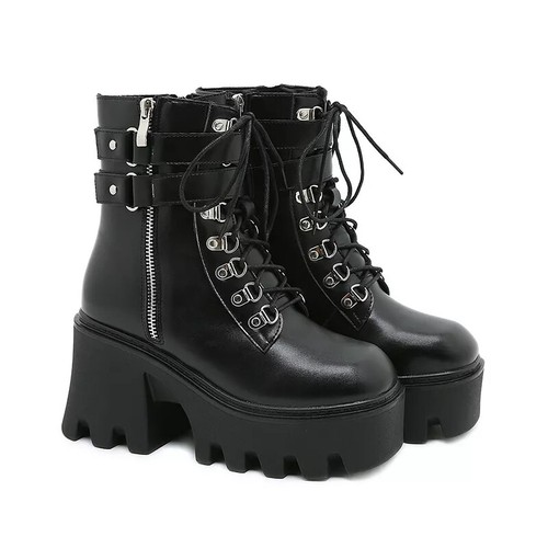 Stivaletti anfibi donna punk