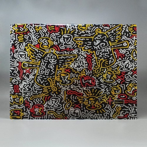 Vassoio design keith haring - vassoio,
