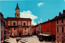 Cartolina 1005. Piemonte. Cuneo. Narzole. Piazza Vittorio Emanuele. Viaggiata