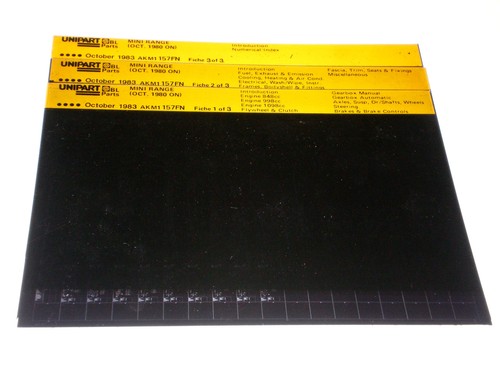 Microfiche catalogo ricambi - microfiche,
