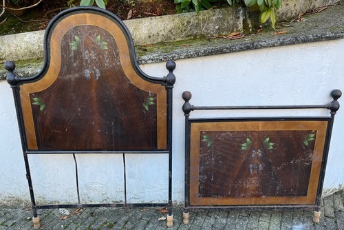 Letto singolo antico - , ferro