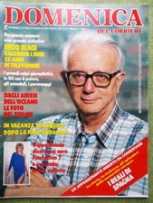 La Domenica del Corriere 9 Agosto 1986 Titanic Enzo Biagi Baudo Binda Bartali Tv