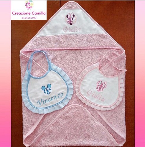 Accappatoio bimbo bimba con - accappatoio,