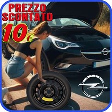 💥Kit Ruotino di Scorta Opel Corsa F 16” 4Fori Cric DOT2025 🛞