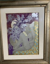 Quadro Di Giampietro Tugnoli Incisione Su Lastra Di Argento Con Cornice In Legno