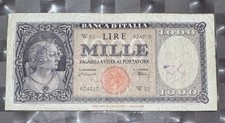 1000 Lire Ornata Testina Serie Sostitutiva Decreto 1947 R3