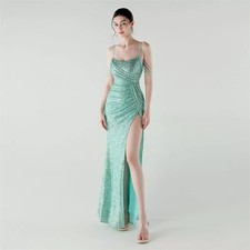 Abito Da Sera Verde Acqua Con