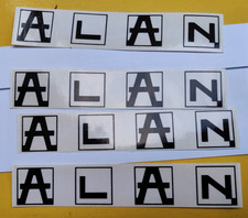 ALAN BRAND DECALS SIZE  18,3 X