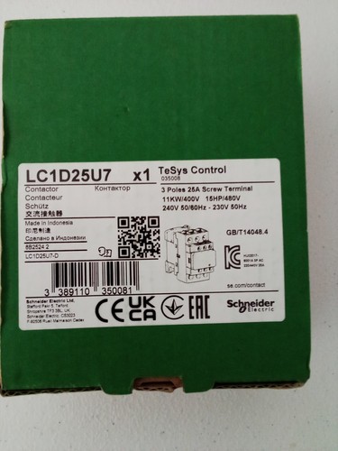 Contattore quadrato lc1d25u7 - quadrato,
