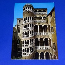 VENEZIA SCALA MINELLI DETTA DEL BOVOLO CARTOLINA A COLORI