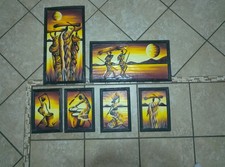 QUADRI ETNICO AFRICANO - SET DI QUADRI