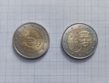 Francia 2 Monete Da 2 Euro Commemorative, 2012-2013.