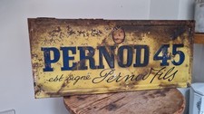 Pernod Enamel Advertising Sign