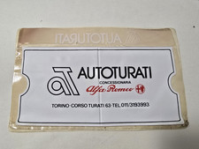 portabollo vintage Autoturati concessionaria ALFA ROMEO originale epoca 70/80
