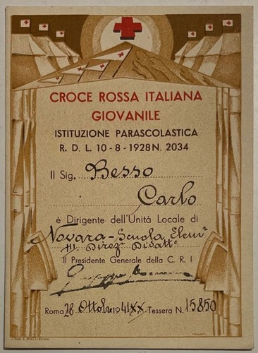 Novara croce rossa - croce,