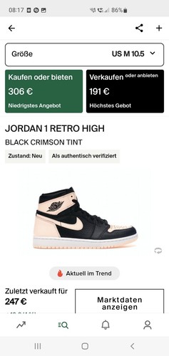 Jordan retro high nero - jordan, 1