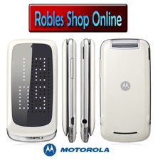 Motorola Gleam Plus WX308 bianco (senza blocco SIM) radio TriBand Bluetooth MOLTO BUONO
