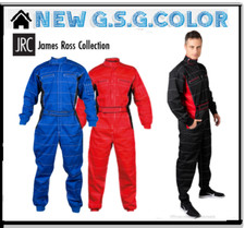 Tuta intera x lavoro uomo da "pilota" Daytona Zip lunga coperta Tessuto bicolore