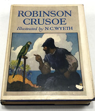 1920 - Robinson Crusoe by Daniel Defoe - Pictures by N.C. Wyeth - Cosmo Book Co