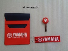 porta documenti yamaha  rosso + portachiavi + chiave 