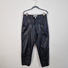 Pantalone ZARA ecopelle stile