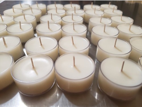 Tealights soia caramelle - 12, di
