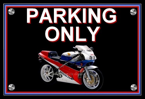 Plaque parking only honda - ",
