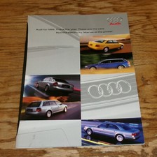 Original 1999 Audi Full Line