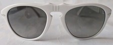 PERSOL 649  1119/71 54()20 140 WHITE SUNGLASSES ORIGINAL USED VERY RARE!!!1
