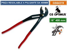PINZA A PAPPAGALLO 400MM REGOLABILE PER TUBI CON PULSANTE DI REGOLAZIONE RAPIDA